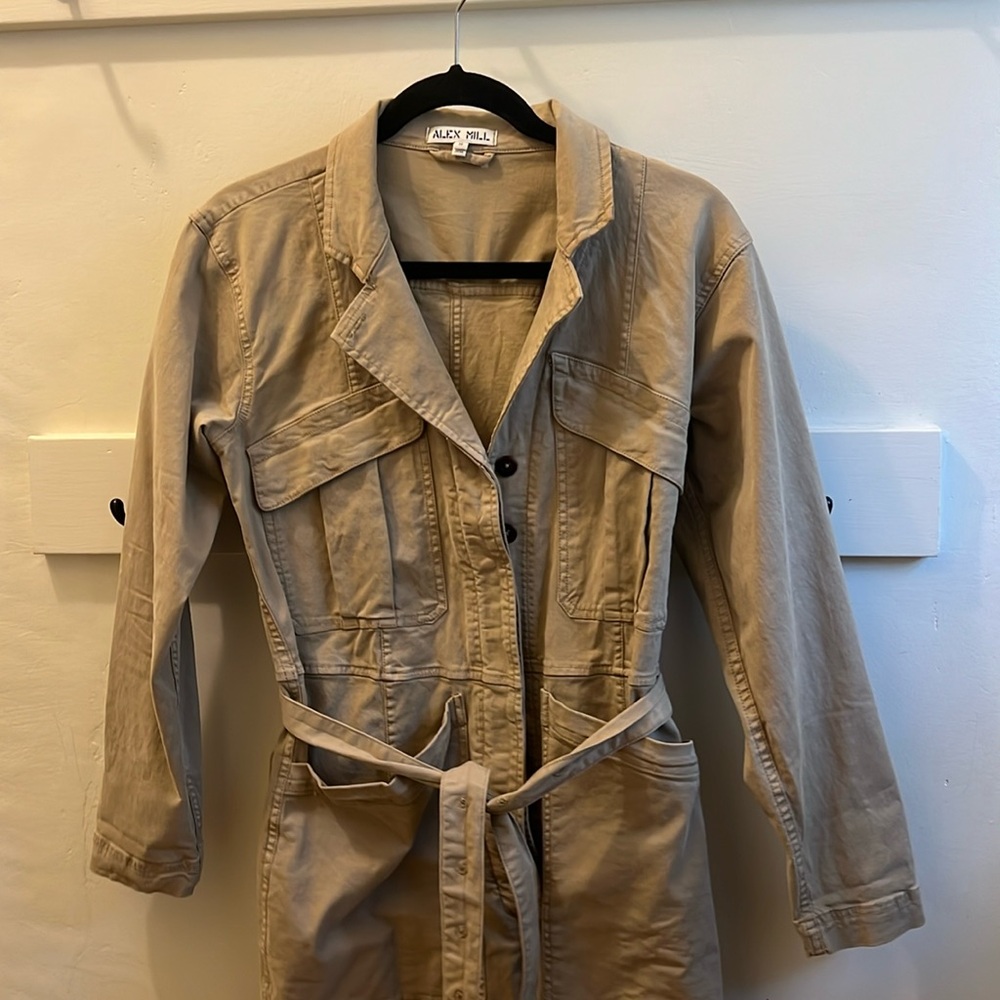 Alex Mill S khaki jumpsuit